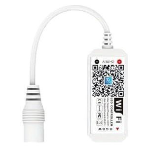 RGB WiFi RGBW Magic Home APP Controller compatibel met Alexa DC12-24V eenkleurig LED-licht spraakdimmer (RGBW Controller)