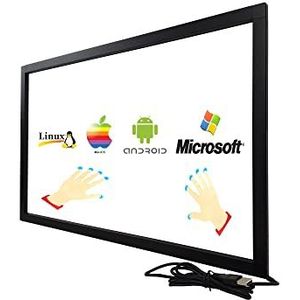 DeYoWo 27 inch infrarood touchscreen-frame, IR-touchscreen-overlay, touchscreen-paneel, vrije driver
