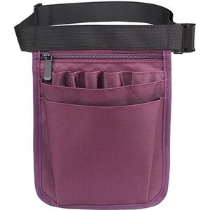 Kapsalon Heuptas, nylon, waterdicht, zwart, voor handmatige reparatiegereedschappen, opbergset, schaar, handtas (paars)