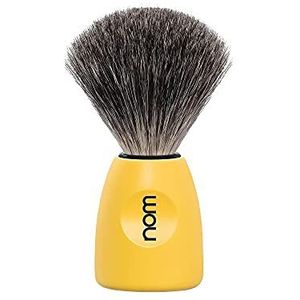 Pure - NOM Lasse - Scheerkwast - Zwart - Geel Kunststof Frame