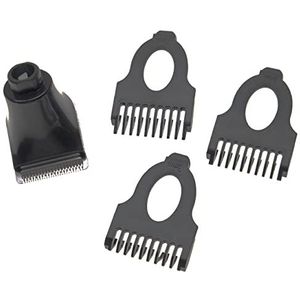 vhbw Trimmer opzetset compatibel met Philips S5000-serie S5400, S5420, S5510 scheerapparaat - 4-delige baardstyler kit met 3 mm / 5 mm / 7 mm baardkam