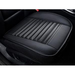 Stoelhoezen Beschermhoezen Universele Auto Seat Cover Bamboe Voor Opel Voor Astra HJK Voor Zafira Voor Tourer Voor Insignia Voor Meriva B Voor Vectra C Voor Mokka(Zwart,Voorkant)