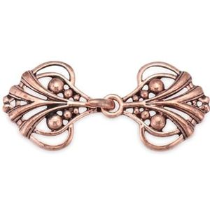 Shirt Cinch Swirl Clip Cape Clips, Sjaal Cardigan Clips Pakket van 3 Retro Bloemenpatroon(E-b3)