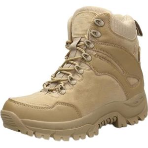 Tactische Laarzen Voor Mannen Militaire Laarzen Met Side Rits Anti-Slip Combat Laarzen Werk Veiligheid Schoenen
