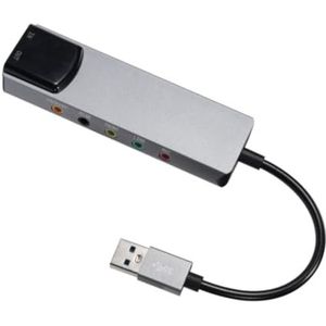USB Externe Correcte Adapter van de Geluidskaart Multifunctionele met SPDIF Digitale Output