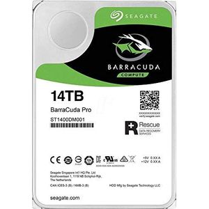 Seagate ST14000DM001 Interne hard disc 8.9cm (3.5 Zoll) 14TB BarraCuda® Bulk SATA III