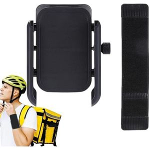 Mobiele telefoon looparmband, telefoonhouder, draaibare sportarmbandtas, telefoonhouder, sportpolstas in universele maat voor wandelen, training, etensleveren, fietsen, hardlopen