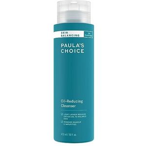 Paula's Choice SKIN BALANCING Gezichtsreiniger - Face Wash Verwijdert Overtollig Talg & Make-up - Gaat Puistjes & Mee-eters Tegen - met Aloë Vera - Gecombineerde tot Vette Huid - 473 ml