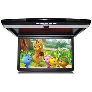 Draagbare dvd-speler voor videospelers op hoofdsteunen in auto's Auto Video Playes1080P 17.3 Inch Auto Monitor Multimedia HD Plafond TV Dak Mount Display FM HDMI met HD-roterend scherm (Color : 17.3