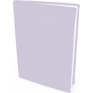 Rekbare boekenkaften A4 - Lichtlila - 3 stuks