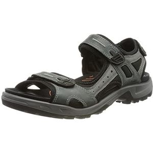 Ecco Offroad Sandalen - Donkerblauw - Nubuckleer - Klittenband Verstelbaar