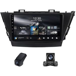 Draadloze Carplay Android 14 Autoradio 2 Din geldt voor Toyota Prius Plus V Alpha LHD RHD 2012-2017 9 Inch Autoradio met GPS WIFI FM-radio/Achteruitkijkcamera+Stuurwielbediening(X2)