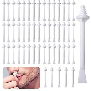 Wekuw 100 stuks applicators van wax voor de neus, epilators, neuswas, epilator van was, geschikt voor snelle ontharing van de neus, voor mannen en vrouwen