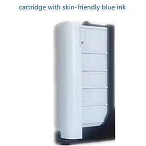 Handheld Inkjet -printer Handheld Printer Mini Draagbare Inkjet Tattoo-printer met inktcartridge WiFi-verbinding for aangepast DIY Niet gemakkelijk te vervagen(Only Blue ink)
