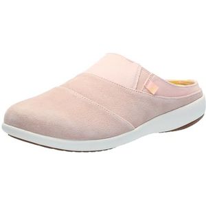 Spenco Siesta Bokeh Layered Mule voor dames, bleke blozen, 4.5 UK Wide