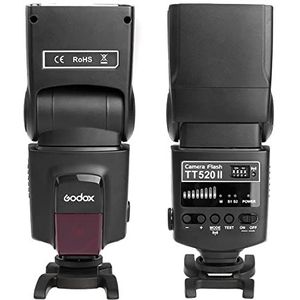 Godox TT520Ⅱ Universele flitser op de camera Elektronische Speedlite + AT-16 2.4G draadloze triggerzender Richtgetal 33 S1 S2 Modi Vervanging voor Canon Nikon Pentax