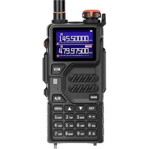 Walkie Talkie Volledige Band Lange Afstand Draadloze Kopieerfrequentie Tweerichtingsradio Type-C Krachtige UV K5 Hamradio Heldere Spraakoverdracht(BK Cable)