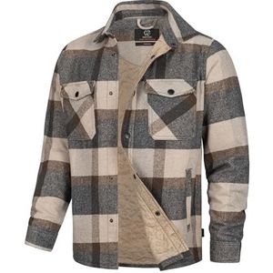 INDICODE JEANS Tussenjas 'Spin'  beige / grijs