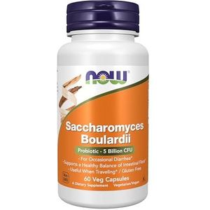 Now Foods Saccharomyces Boulardii 60 veganistische capsules, glutenvrij