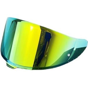 Motorhelm vizier lens, Helmvizier, CWR-F2 Gezichtsscherm Vervangend RF-1400 UV Beschermend Krasbestendig Helmvizier for Z8 RF-1400 NXR2 CWR-F2 (Transparant)(Revo Deep Gold)