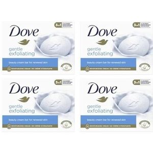 Dove Zeep Gentle Peeling Soap Bar (4 x 90 g)