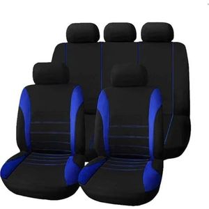Stoelhoezen Autostoeltjes Beschermen Voor PEUGEOT Voor 206 207 301 307 408 308 308 S 508 3008 2008 4008 5008 AUTO REIZEN Aangepaste Doek Autostoel Cover Autostoelhoezensets (Color : Blauw)