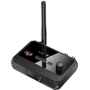 Bluetooth 5.3 Receiver for Home Stereo, Optical Low Latency & HD Music Audio Bluetooth to RCA Adapter for Stereo/Speakers/Wired Speakers/Home Audio Music Streaming Stereo System, Support AUX/USB