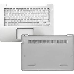 WANGHUIH Palmrest Upper Case & Bottom Case Base Onderste Cover Chassis Compatibel met Dell Inspiron 5480 5485 5488 Laptop Zilver