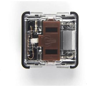 Low Profile Choc Switch 1350 Chocolade Toetsenbord Schakelaar Voor Mechanisch Toetsenbord Wit Bruin Rood (Kleur: Choc Brown 70 stuks)