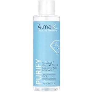 Alma K Dead Sea Minerals Cleansing Micellar Water, Removes Make-Up & Impurities, Gently Formulated for a Smooth Finish - 200ml