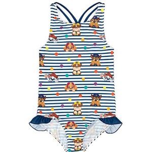 Paw Patrol zwempakmeisjes Toddlers personages marine gestreepte zwemkostuum 3-4 jaar