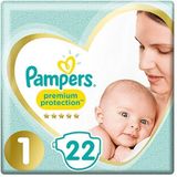 Pampers New Baby - Luiers Maat 1 Newborn, 2-5 Kg - 22 Stuks