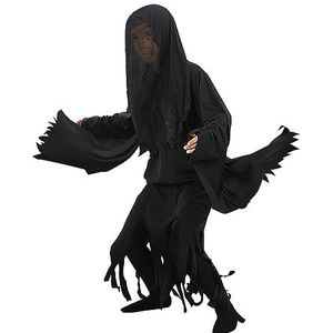 Funidelia | Dementor kostuum - Harry Potter voor jongens Kostuum voor Kinderen, Accessoire verkleedkleding en rekwisieten voor Halloween, carnaval & feesten - Maat 7-9 jaar - Zwart