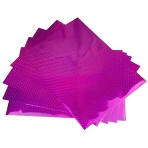 Warmdrukfolie Formaat 50 stuks hete verkoop heet druk vel papier voor thuis doe-het-zelf hemelsblauwe vellen laserprinter heet stempelen papier (kleur: roze vierkant)