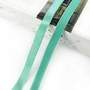 10 meter 10 mm nylon ondergoed elastiek BH-band naai elastiekjes kleding decoratieve veer webbing tape DIY accessoires-groen-10 mm-10 meter