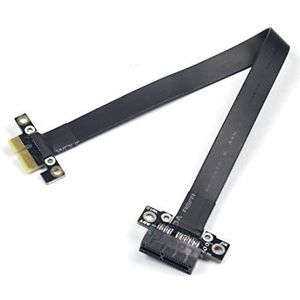 ADT-Link Riser Card kabelverlenging lint voor grafische kaart PCI Express 3.0 x1 mijnbouw 180 high-speed PCI-E-uitbreiding 1 x 16 x R11SF (25 cm)