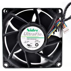 Original V80E12BS2A5-57 80 * 80 * 38MM 12V 1.95A server cooling fan