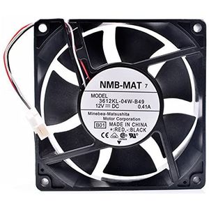 Original 3612KL-04W-B49 9032 9cm 12V 0.41A server chassis cooling fan