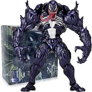 Ycoeng Venom Action Figure Toy - Unleash The Dark Power - Carnage Action Figure - Venom Legends Series 17,5 cm bloedbad actiefiguur - Collectible Anime speelgoed, cadeau voor jongen en meisje. (Venom)