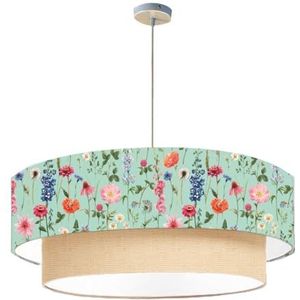 Lumlum Groene Dubbele Bloem Hanglamp D: 65 x H: 30