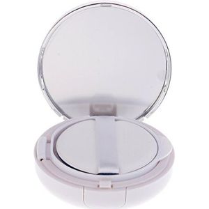 Lege Make-up Poeder Foundation Case Luchtkussen Puff BB Cream Container 15g Zilver