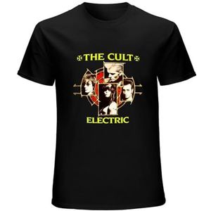 New The Cult Rock Band Legend Electric Album Mens T Shirt Black Size S
