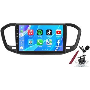 Android 14 Autoradio Stereo voor L-ADA VESTA(2023) 9-inch Touchscreen Multimediaspeler met Draadloze Carplay GPS Navigatie FM RDS Bluetooth 5G-WiFi SWC DSP,M120s