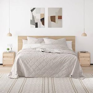 LAPOOH Nachtkastjes 2 stuks 40x31x50 cm massief grenenhout, nachtkastjes, nachtkastjes, nachtkastjes voor woonkamer, slaapkamer (SPU: 808124)