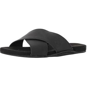 Timberland - Seaton Bay Cross Strap Slide - Sandalen - Zwart - Leder
