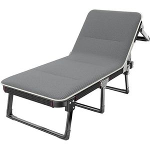 Outdoor terrasstoelen opvouwbare fauteuil, verstelbare rugleuning loungestoel, 67 cm breed stoeloppervlak, draagbare buitentuin ligstoelen (kleur: C)