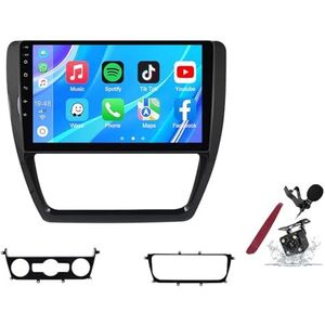 Android 14 Autoradio Sat Navi voor VW Sagitar (2012-2016) 9 Inch Touchscreen Multimedia Speler met Draadloze Carplay GPS Navigatie FM RDS Bluetooth 5G-WiFi SWC DSP,M120s