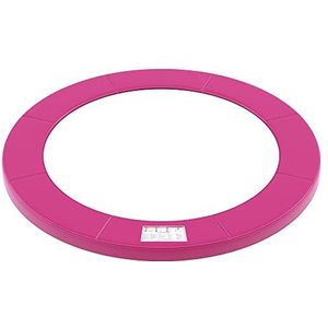 SONGMICS Trampoline-beschermkussen, vervangend veiligheidskussen, diameter 244 cm, breedte 30 cm, uv-bestendig, scheurvast, randbescherming, roze STP008P01