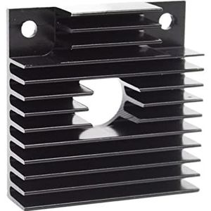 Printeraccessoires Compatibel met Zwarte koellichaamkoeler Aluminium radiatorkoellichaam 40X40X11mm voor MK7/MK8-extruder