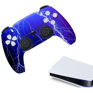 Gadgetpoint | Controller Stickers compatibel met PS5, PlayStation 5 - Performance Gaming Skin - Bescherming Accessoires - Bliksem